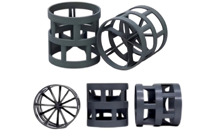 Black Color Plastic Pall Ring