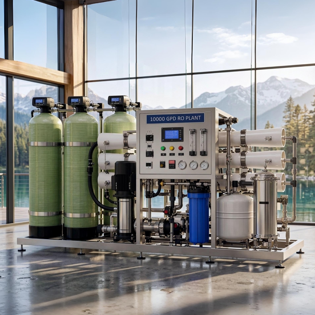 10000 GPD RO Water Treatment Plant
