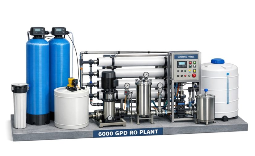 6000 GPD RO Water Treatment Plant